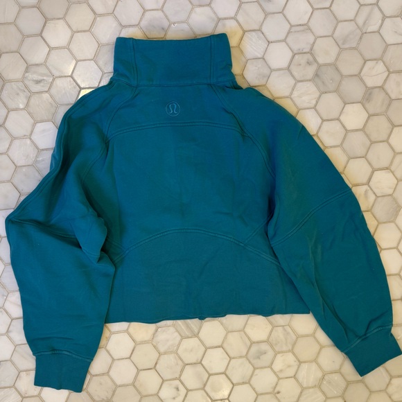 Lululemon Scuba Oversized Funnel Neck Half Zip size M/L - Picture 3 of 4